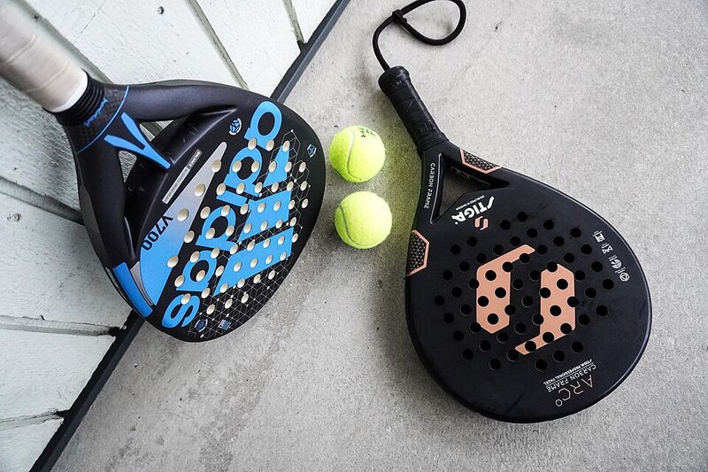 People playing racket sports
